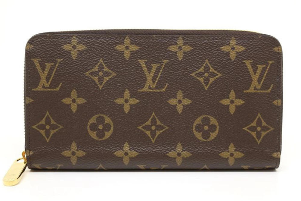 LOUIS VUITTON Zippy Wallet Monogram Brown